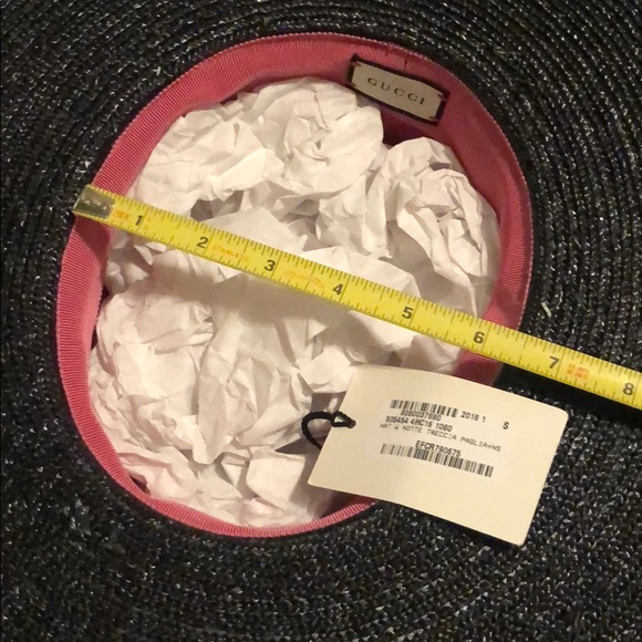 Gucci Notte Pearl Embellished Straw Hat - Picture 8 of 8